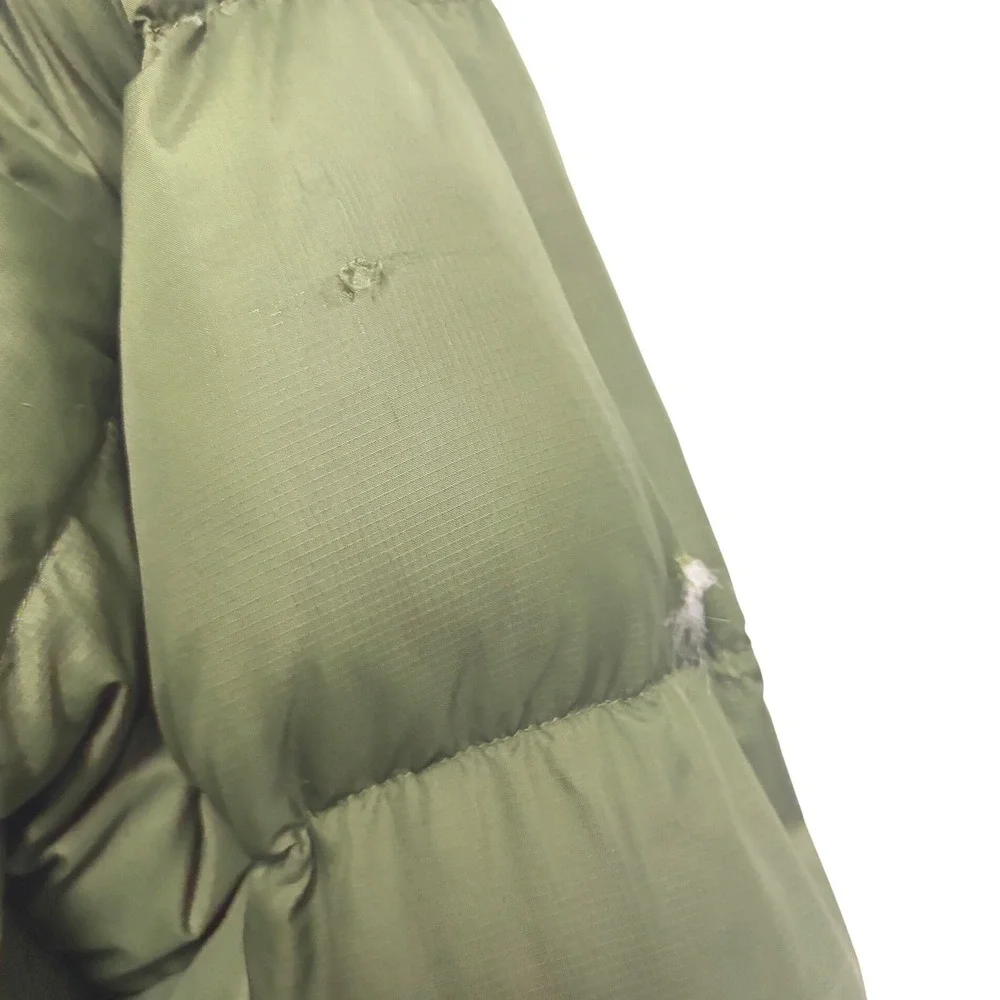 The North Face 1996 Retro Nuptse Puffer Jacket Olive Green Black 700 Down M